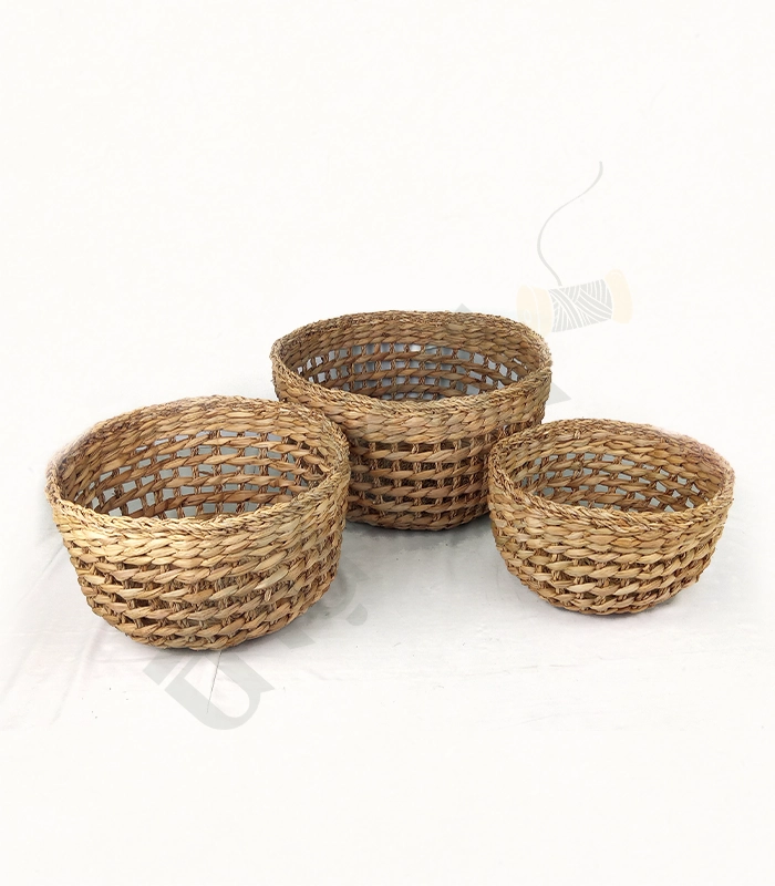 Seagrass Handwoven Fruit Hampers set of 3